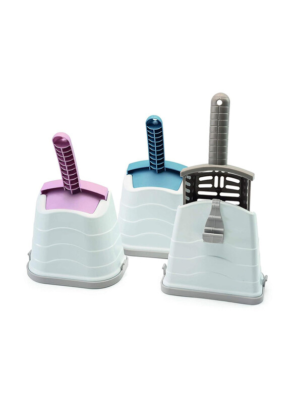 

Imac Romeo Hygienic Pet Litter Scoop with Holder, 1 Piece, Blue/White