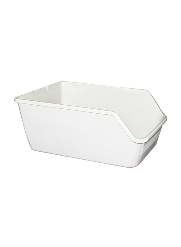 

Pawise 21cm High Back Cat Litter Tray, 1 Piece, Beige