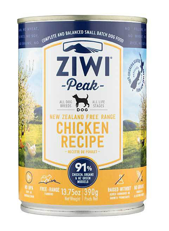 Ziwi Peak Chicken Wet Dog Food, 390g