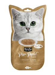 Kit Cat Purr Puree Plus+ Urinary Care with Tuna & Cranberry Cat Wet Food, 4 x 15g