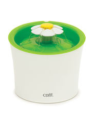 Catit Water Flower Fountain with Triple Action Filter for Cats, Multicolour