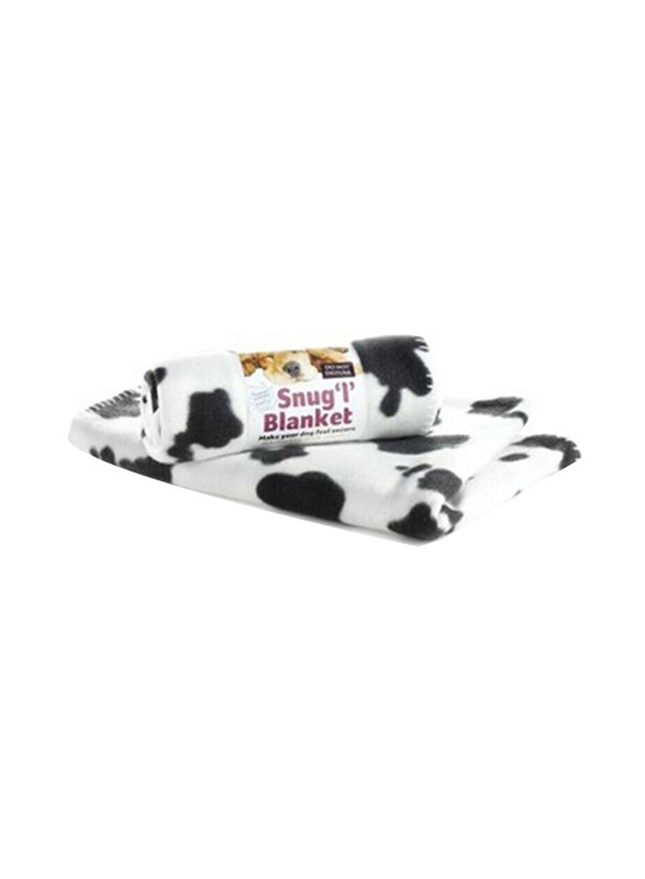 

Sharples Snug'l' Pet Blanket, 100 x 70cm, Black/White