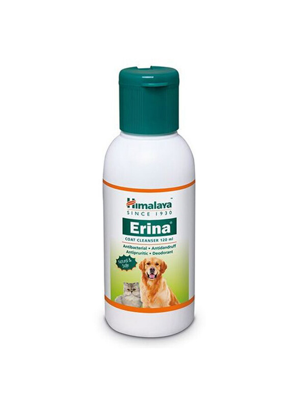 

Himalaya Erina Coat Cleanser Pet Deodorant for Control Dandruff & Itching, 450ml, White