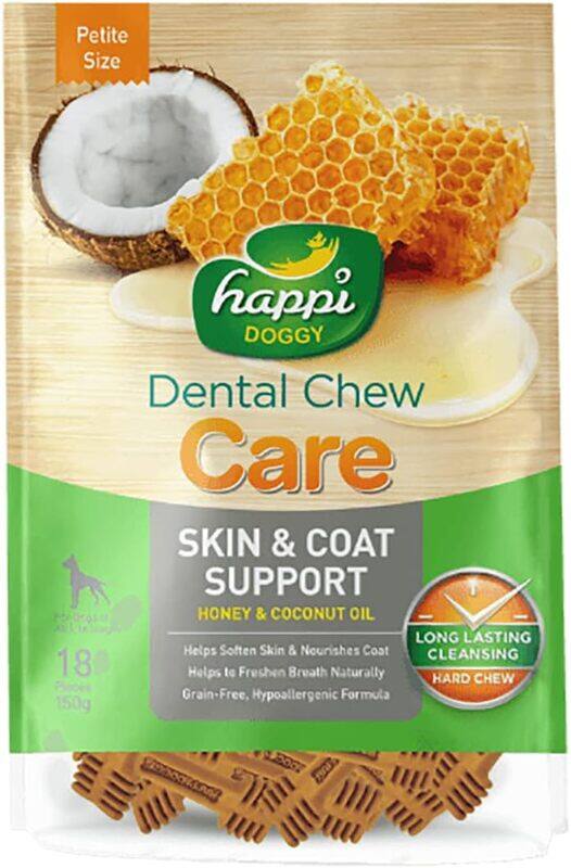 

HAPPI DOGGY DENTAL CHEW CARE SKIN&COAT SUPPORT 150GRM