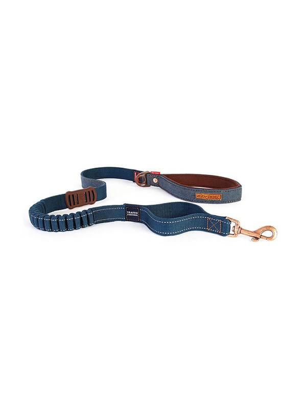 

Ezy Dog Zero Shock Denim Dog Leash, 120cm, Dark Blue