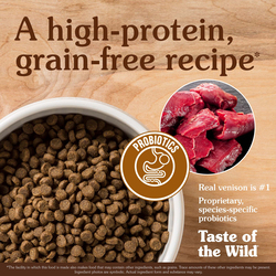 Taste of the Wild Appalachian Valley Small Breed Canine Formula with Venison & Garbanzo Beans Grain Free Dry Dog Food, 2.27 Kg