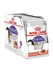 Royal Canin Feline Health Nutrition Sterilised Wet Cat Food, 12 x 85g