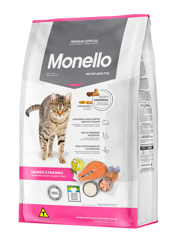 

Monello Salmon With Tuna & Chicken Special Premium Dry Cat Food, 15 Kg