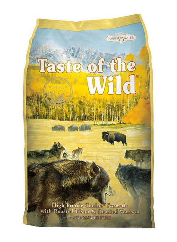 

Taste of the Wild High Prairie with Bison & Roasted Venison Grain Free Dry Dog Food, 2.27 Kg