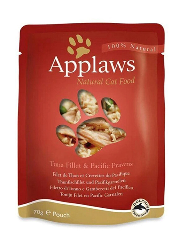 

Applaws Tuna Fillet with Prawns Wet Cat Food, 70g