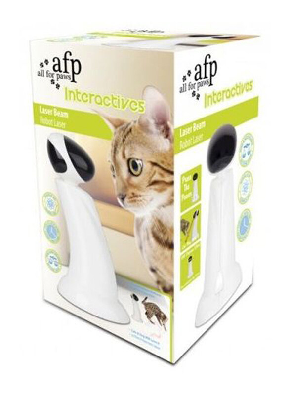 

All for Paws Interactives Laser Beam Cat Toy, White