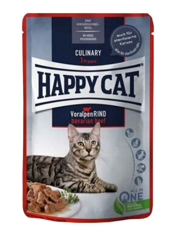 

Happy Cat Culinary Bavarian Beef Dry Cats Food, 85g