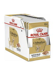 Royal Canin Breed Health Nutrition Chihuahua Adult Wet Dog Food, 12 x 85g