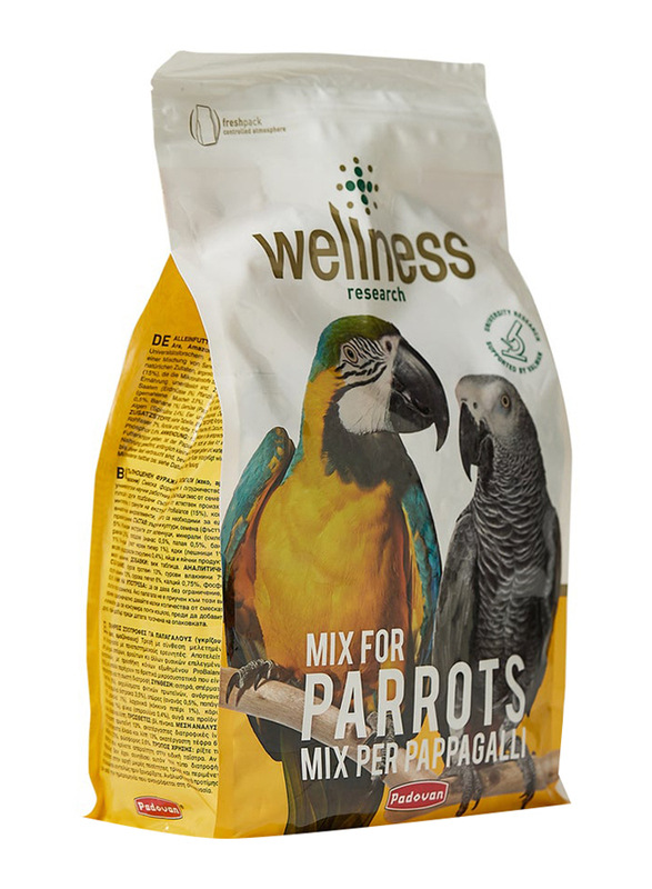 Padovan Wellness Mix Parrots Dry Bird Food, 2.5 Kg