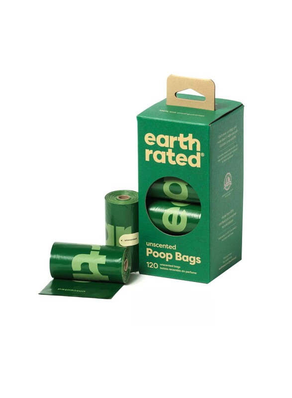 

Earth Rated Dog Poop Bags Unscented, 120 Piece, Green