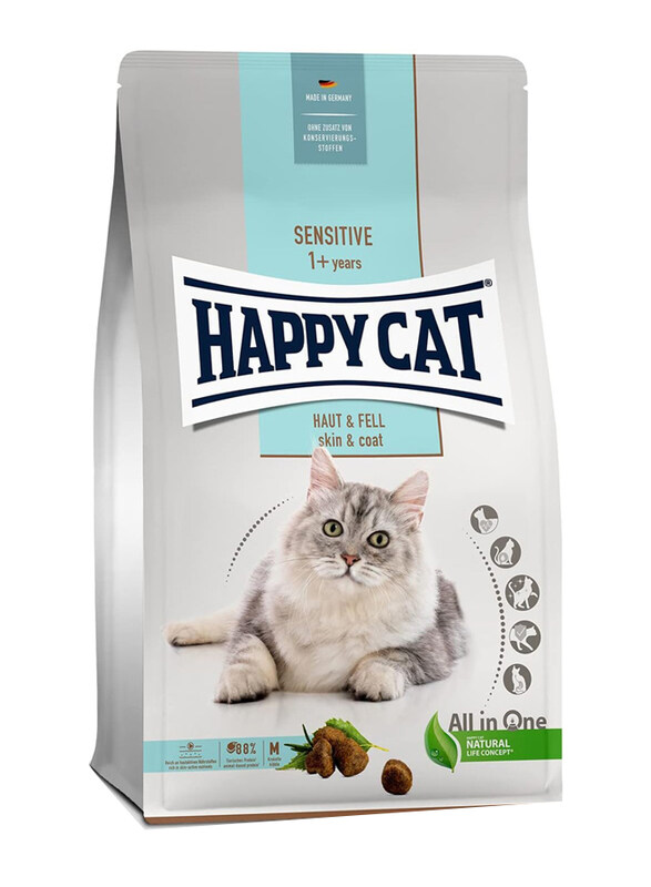 

Happy Cat Sensitive Haut & Fell Dry Cats Food, 1.3 Kg