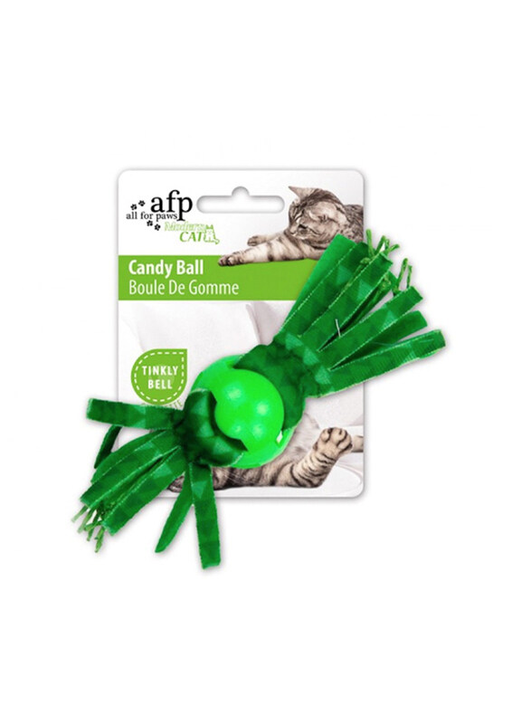 

All For Paws Candy Ball Catnip Cats Toy, Green