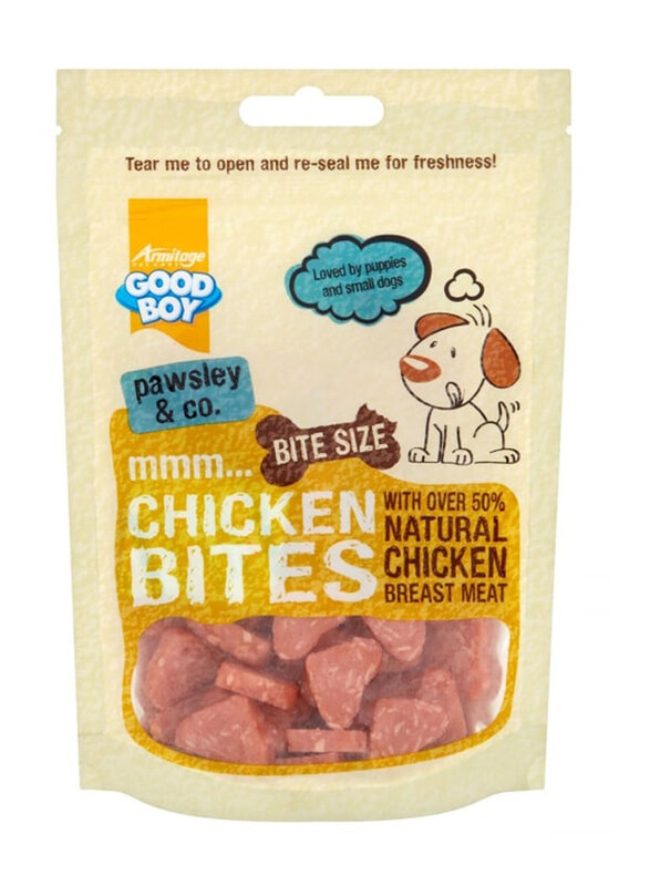 

Good Boy Treats Chicken Bites With 50% Natural Chicken Breast Meat Dry Dog Food, 65g