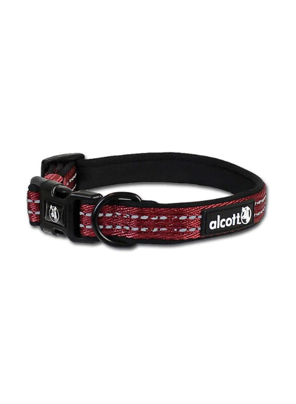 

Alcott Adventure Dog Collar, Large, Red