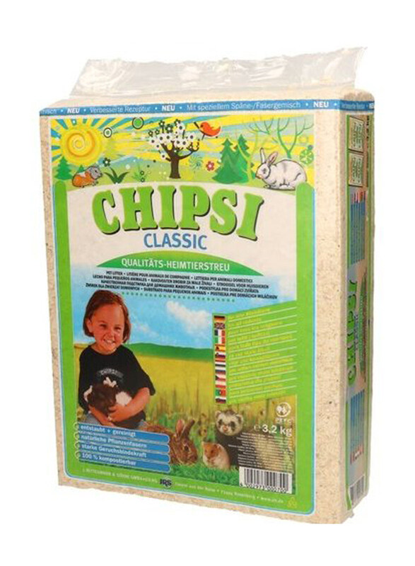 

Chipsi Classic Rabbits, Rodents & Small Pet Litter, 3.2 Kg, Beige