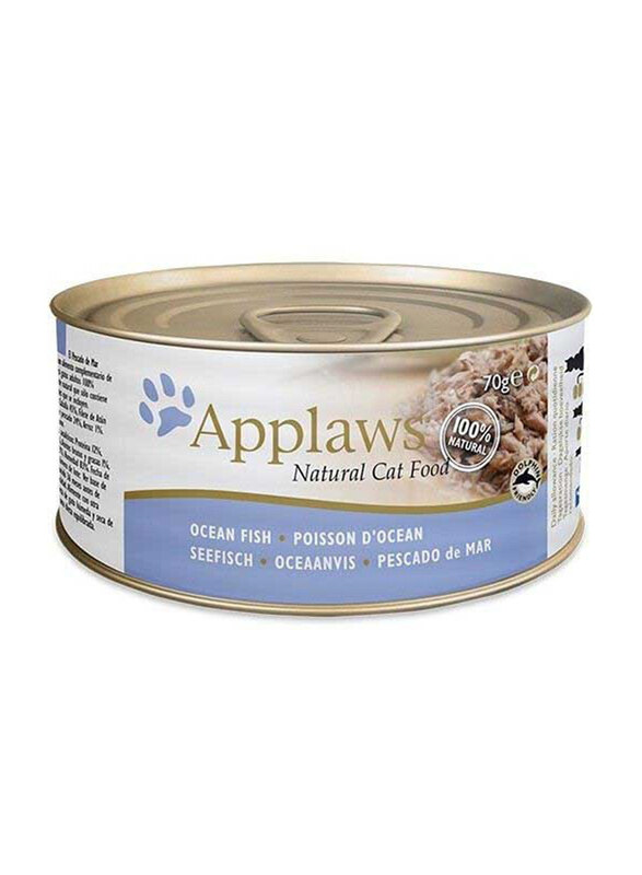 

Applaws Natural Ocean Fish Wet Cat Food, 70g