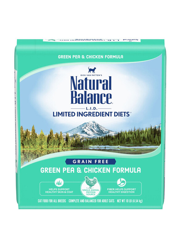 

Natural Balance Breeds with Green Pea & Chicken Formula L.I.D Dry Adult Cat Food, 2.27 Kg