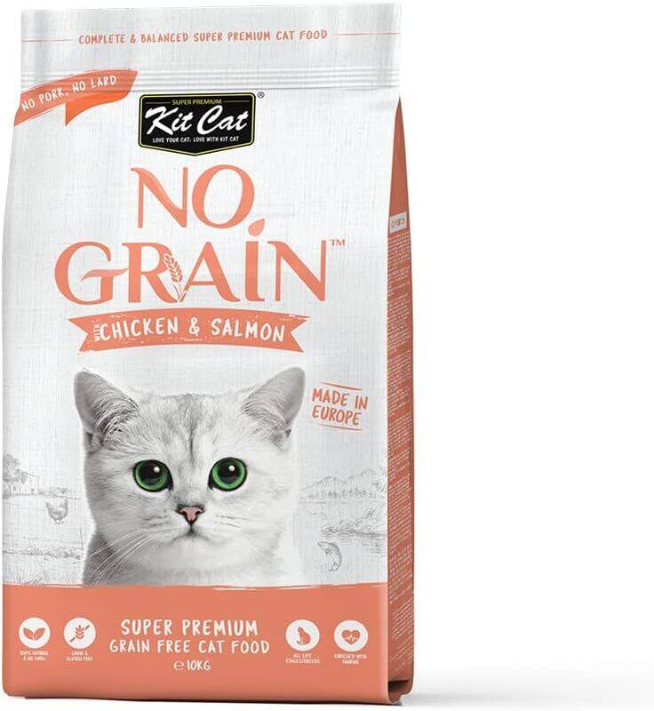 

KIT CAT NO GRAIN CHICKEN SALMON 10 KG