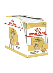 Royal Canin Breed Health Nutrition Poodle Adult Wet Dog Food, 12 x 85g