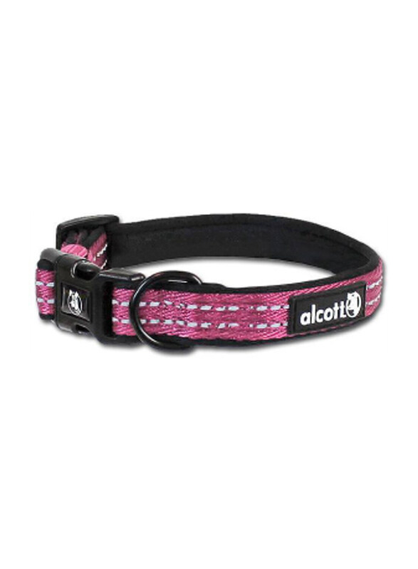 

Alcott Adventure Dog Collar, Medium, 14-20 inches, Pink