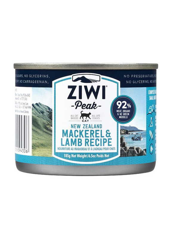 

Ziwi Peak New Zealand Mackerel & Lamb Recipe Cat Wet Food, 185g