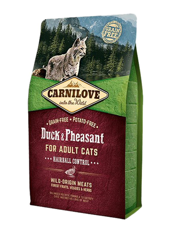 Carnilove Duck & Pheasant for Adult Cats Dry Food, 2 Kg