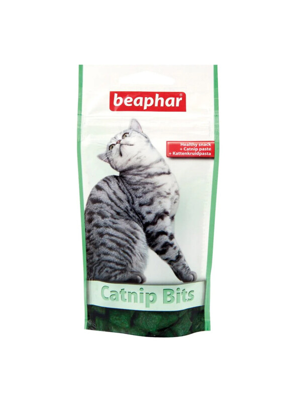 

Beaphar Healthy Catnip Snack Dry Cat Food, 35g