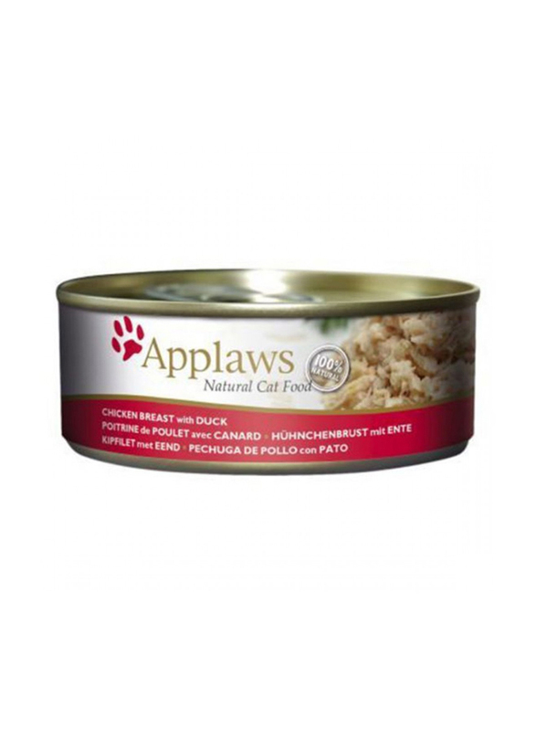 Applaws Chicken Breast with Duck Wet Cat Food, 156g