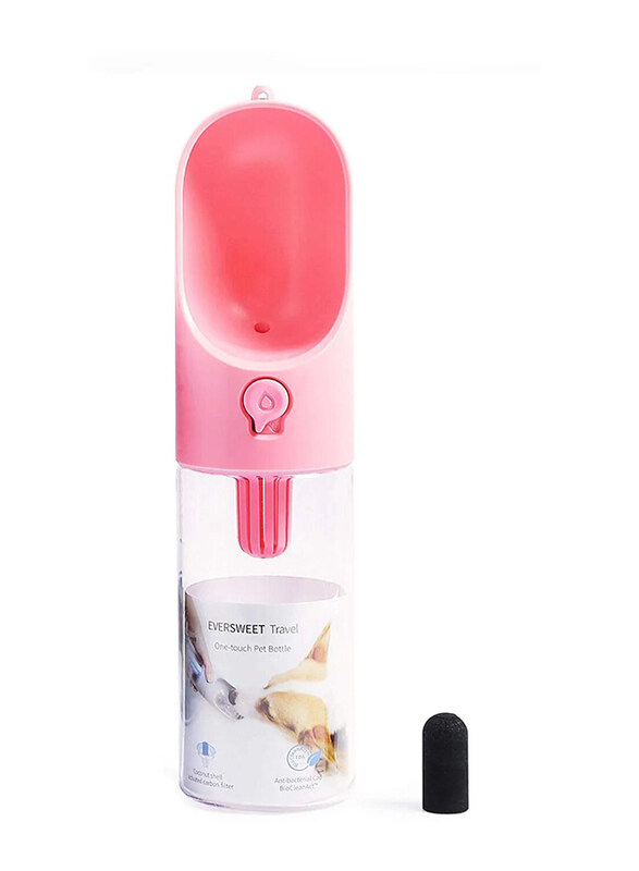 

Petkit Eversweet One-Touch Pet Travel Bottle, 400ml, Pink