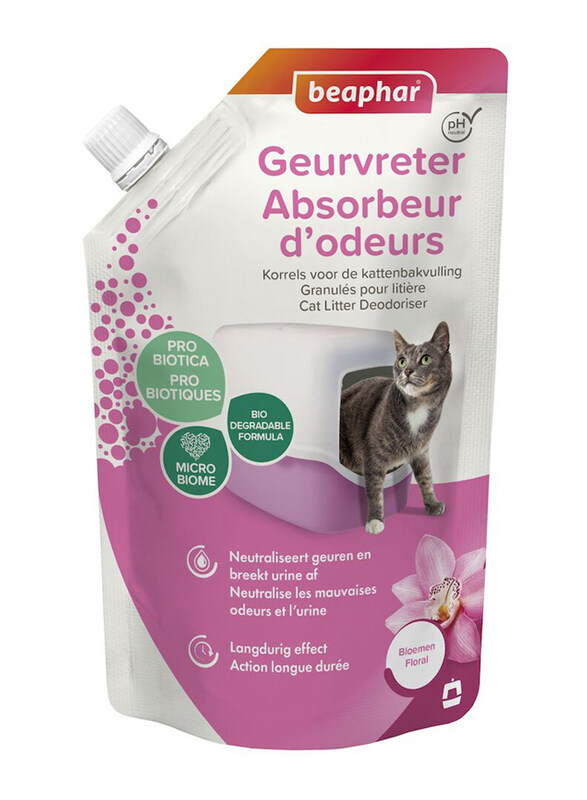 

Beaphar Cat Litter Deodorizer Orchid Scent, 400g, White