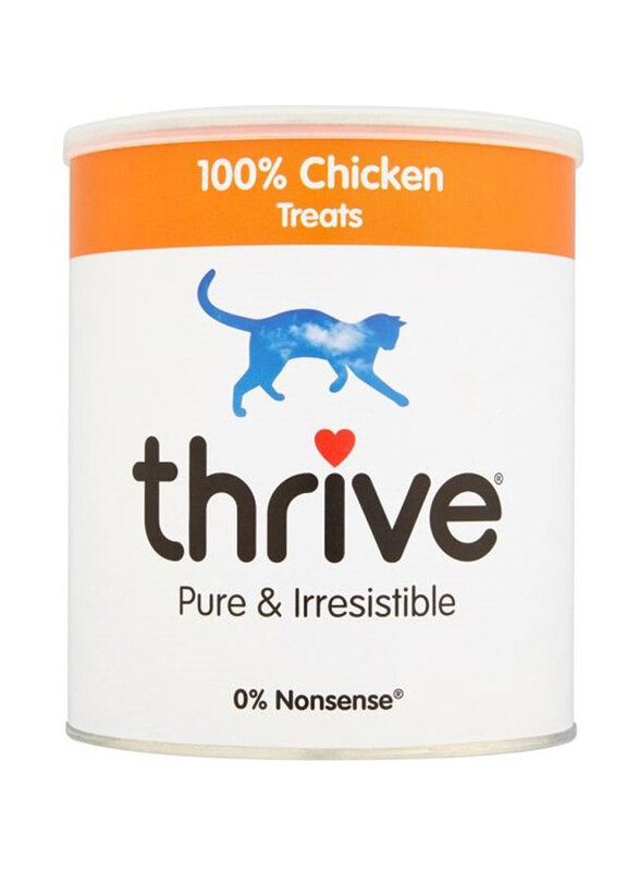 

Thrive Pure & Irresistible with 100% Dry Chicken Cat Treats, 200g