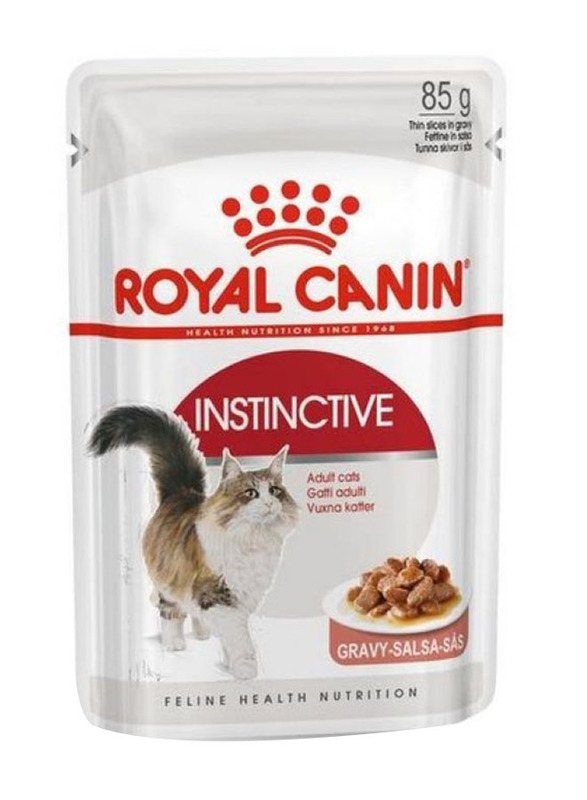 Royal Canin Instinctive Wet Adult Cats Food Slices in Gravy, 85g