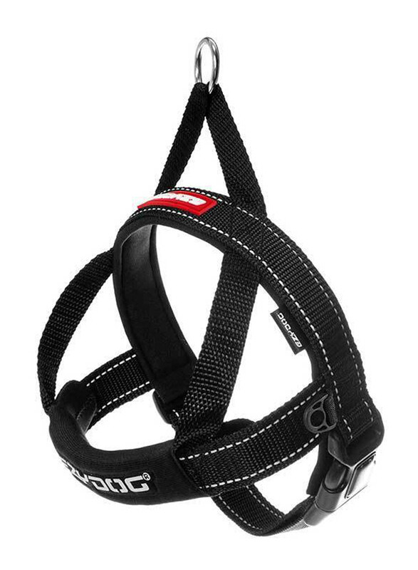 

Ezy Dog 30-38 x 23-37cm Quick Fit Dog Harness, XXS, Black