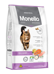 Monello Sterilized Turkey & Salmon Adult Cat Dry Food, 1 Kg
