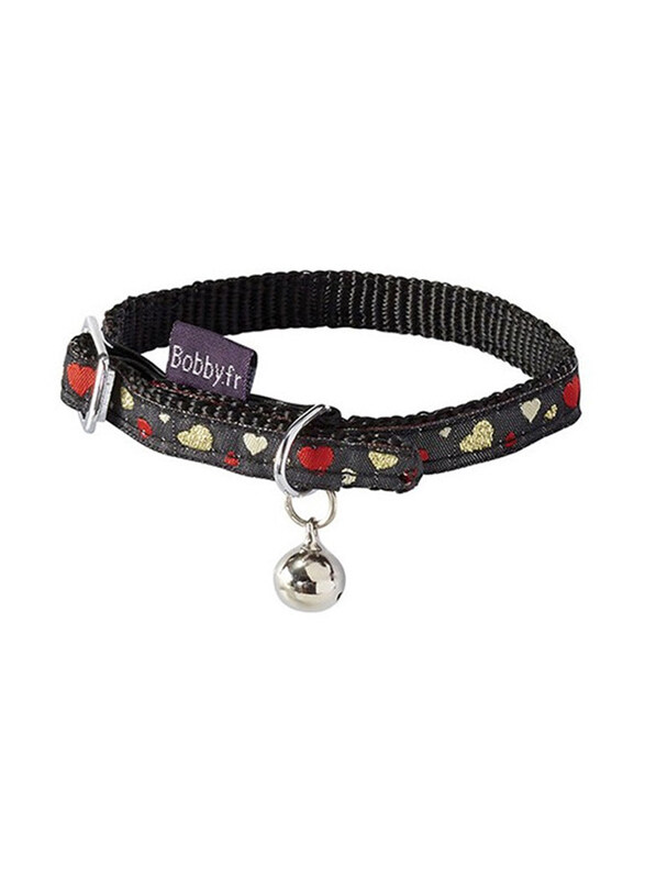 

Bobby Noir Chat Lovely Cat Collar, Extra Small, Black