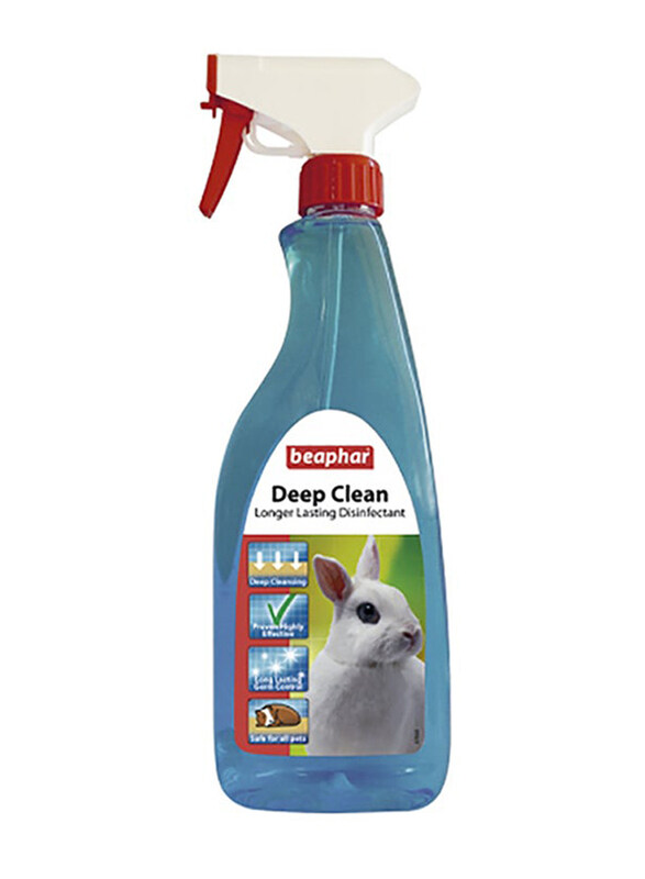 

Beaphar Deep Clean Disinfectant for Rodents, 500ml, Light Blue
