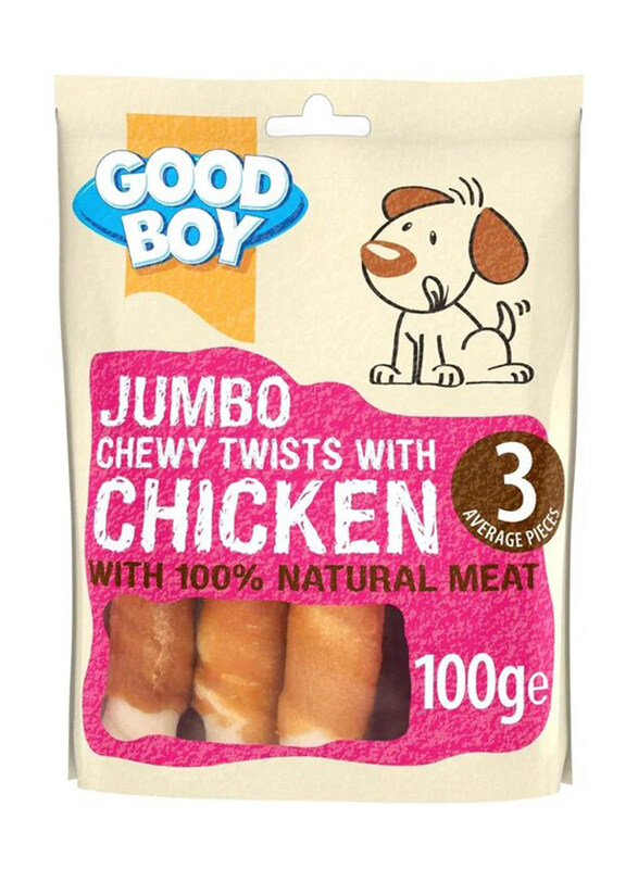 

Good Boy Jumbo Dog Chews with Chicken Dry Dogs Food, 100g