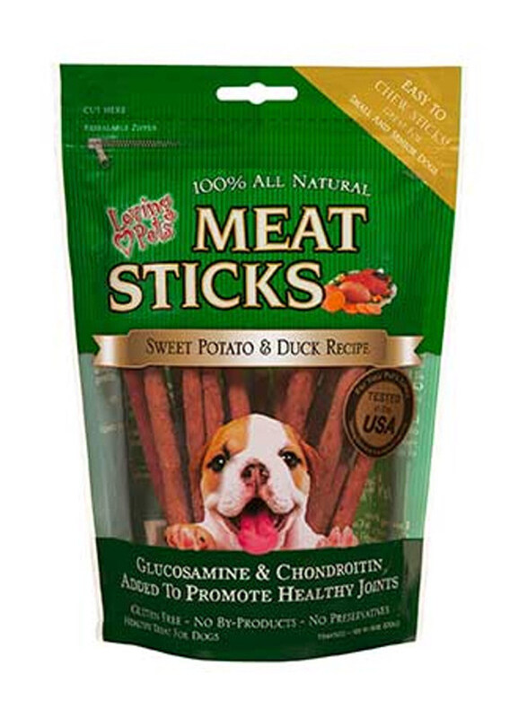 

Loving Pets Meat Sticks Duck & Sweet Potato Chew Dry Dog Food, 170g