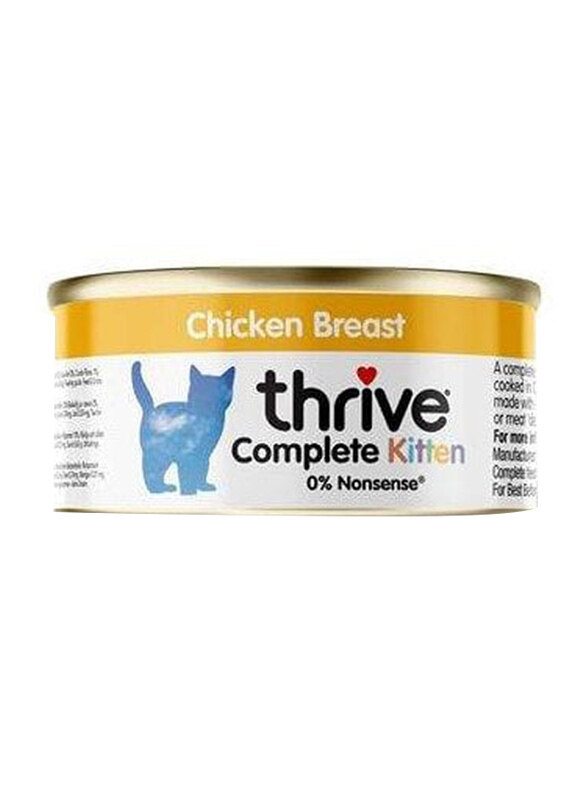 

Thrive Complete Chicken Breast Wet Kitten Food, 75g