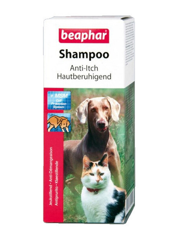 

Beaphar Anti-Itch Pet Shampoo with MSM Cell Protection System, 200ml, Multicolour