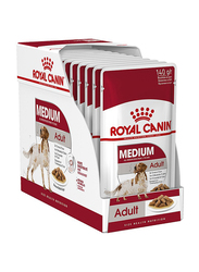 Royal Canin Medium Breeds Health Nutrition Wet Dog Food, 10 x 140g