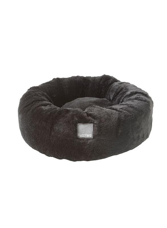 

Fuzzyard Eskimo Small Black Pet Bed with Removable Cushion, 1 Piece, Black
