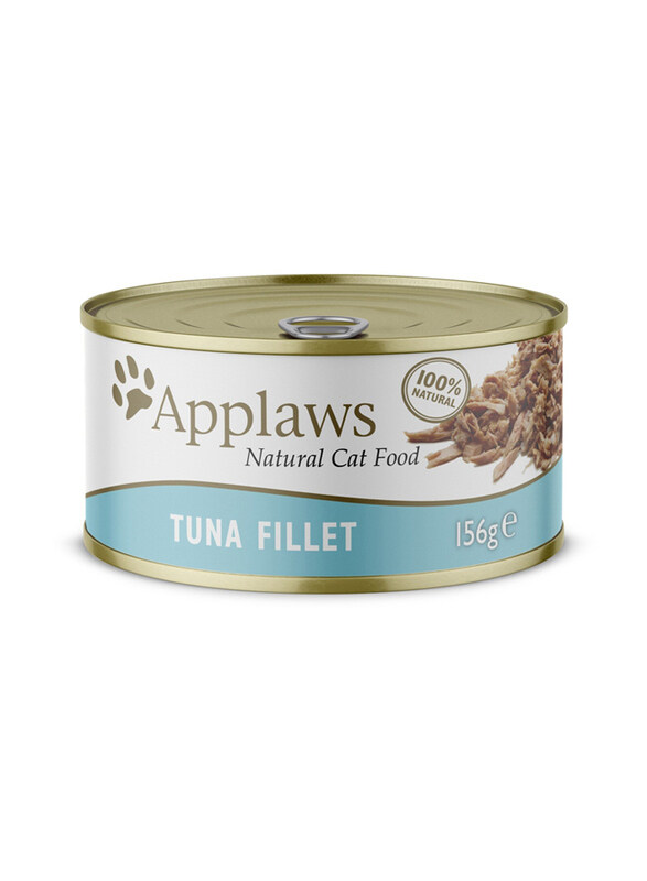 

Applaws 100% Natural Tuna Fillet Cat Wet Food, 156g