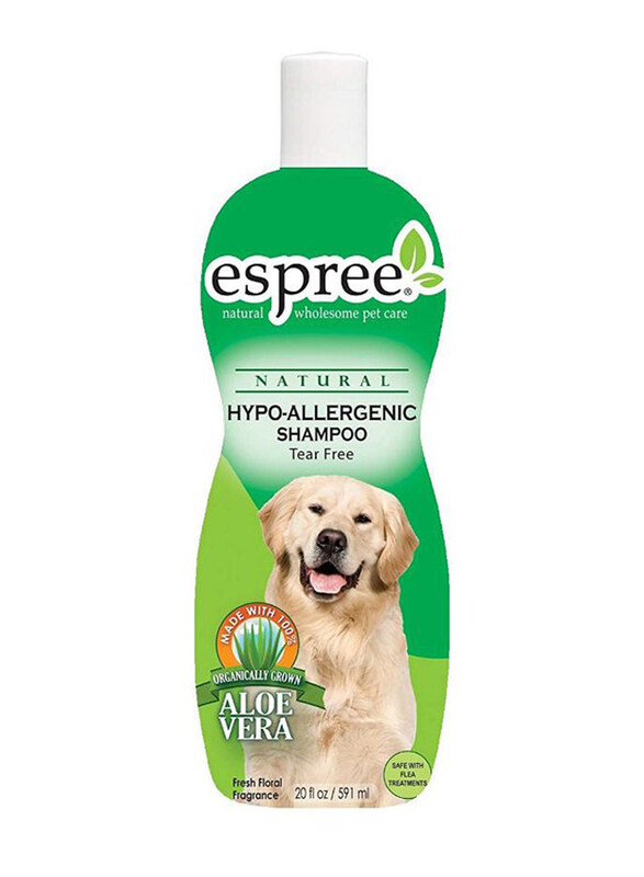 

Espree Natural Hypoallergenic Shampoo for Dogs with Aloe Vera, 591ml, Multicolour