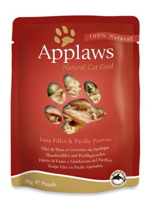 

Applaws Tuna Fillet & Prawn Wet Cat Food, 12 x 70g